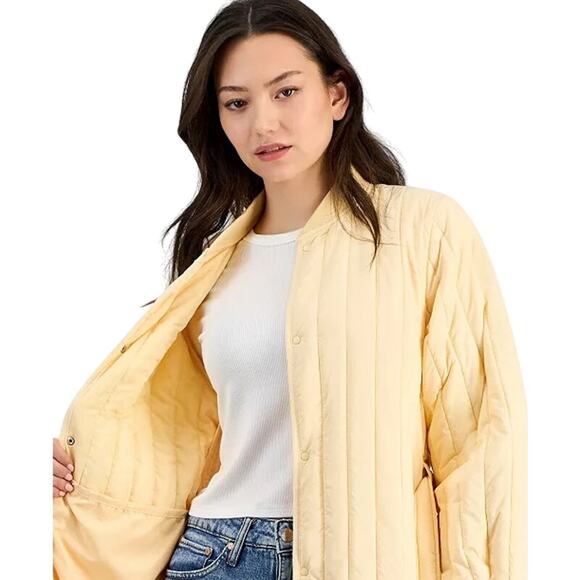 RAINS- Quilted Waterproof Tie Waist Coat/ Medium/ NWT - Picture 3 of 8